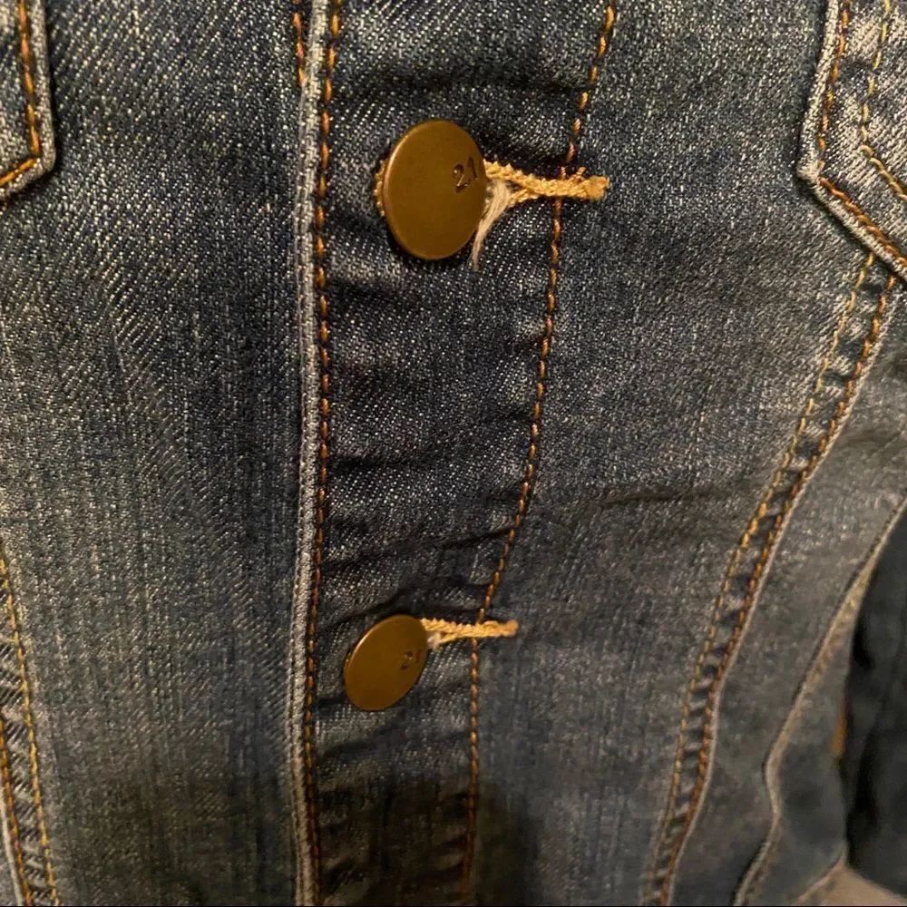 2.1 Blue Jean Jacket Girls Size Large - Picture 13 of 15